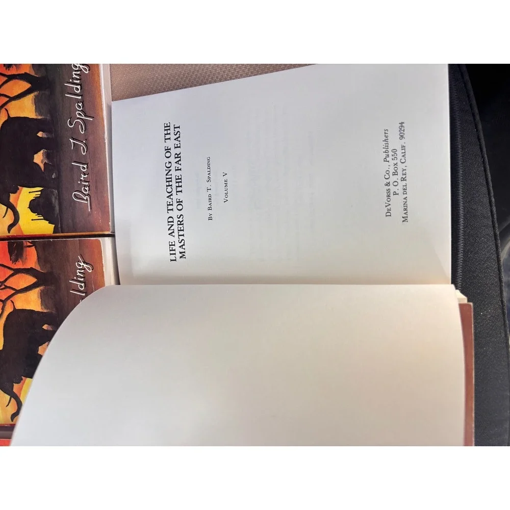 DeVorss Life and Teaching of the Masters of the Far East Set 5 Vol damage